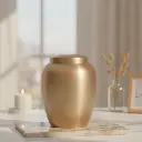 Clarity Gold Brass Adult Urn