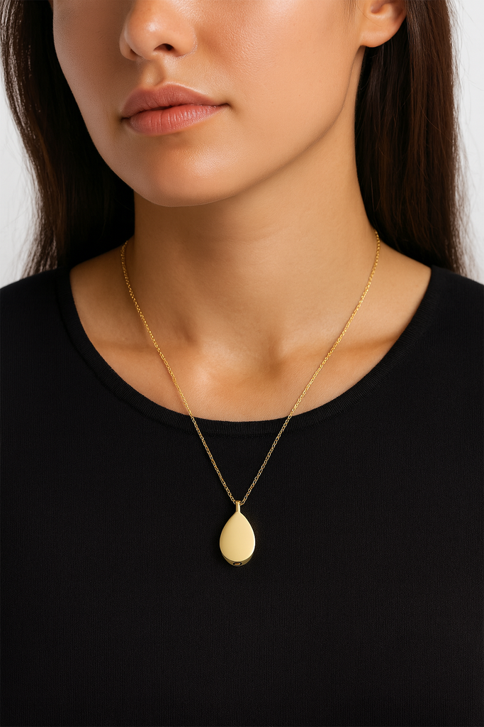 Gold Drop Pendant