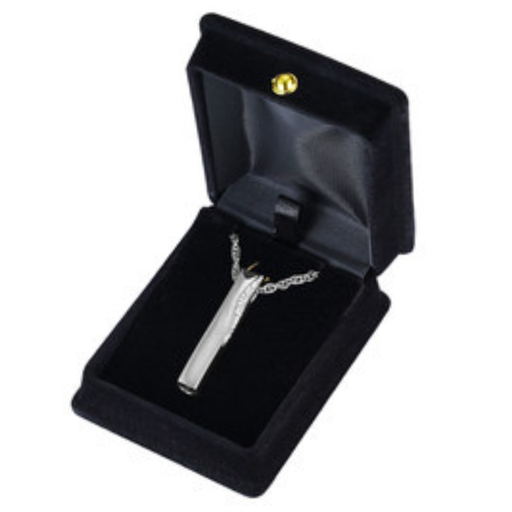 [417 CFS] Crystal Facet Silver Pendant