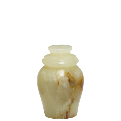 [914 LGV] Natural Onyx Marble Miniature Urn